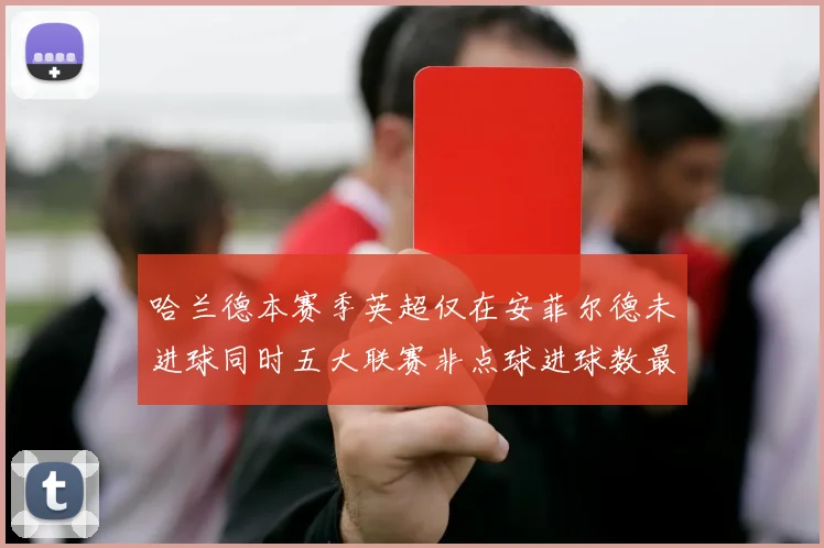 哈兰德本赛季英超仅在安菲尔德未进球同时五大联赛非点球进球数最多
